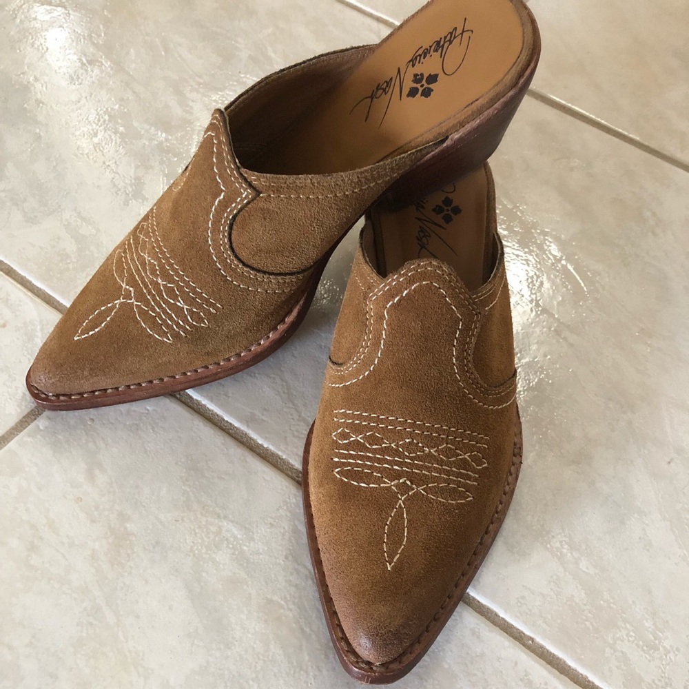 Patricia Nash Mules Worn Once